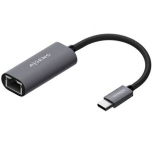 Adaptador USB Tipo-C - RJ45 Aisens A109-0709/ 1000Mbps