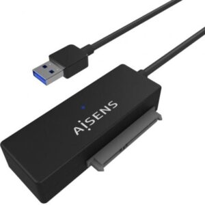 Adaptador para Discos Duros 2.5'/3.5' Aisens ASE-35A01B/ USB 3.0 - SATA/ con Alimentador - Imagen 1