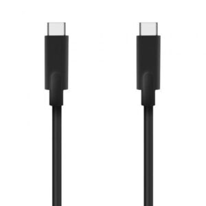 Cable USB 3.2 Tipo-C Aisens A107-0707 5GBPS 3A 60W/ USB Tipo-C Macho - USB Tipo-C Macho/ Hasta 60W/ 625Mbps/ 5m/ Negro - Imagen 1