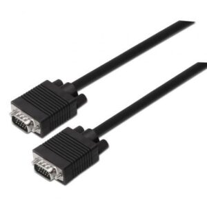 Cable SVGA Aisens A113-0069/ VGA Macho - VGA Macho/ Hasta 3W/ 10Mbps/ 3m/ Negro - Imagen 1