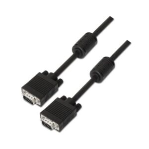 Cable SVGA Aisens A113-0074/ HDB15 Macho - HDB15 Macho/ Hasta 3W/ 10Mbps/ 10m/ Negro - Imagen 1