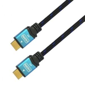 Cable HDMI 2.0 4K Aisens A120-0355/ HDMI Macho - HDMI Macho/ Hasta 10W/ 2250Mbps/ 50cm/ Negro y Azul - Imagen 1