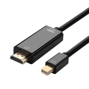 Cable Conversor Aisens A125-0361/ Mini DisplayPort Macho - HDMI Macho/ Hasta 5W/ 2300Mbps/ 2m/ Negro - Imagen 1