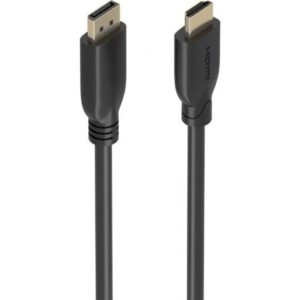 Cable Conversor Aisens A125-0920/ DisplayPort Macho - HDMI 4K Macho/ 5m/ Negro - Imagen 1