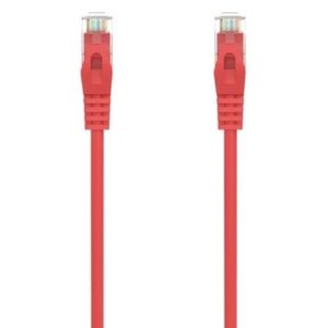 Cable de Red RJ45 AWG24 UTP Aisens A145-0559 Cat.6A/ LSZH/ 1m/ Rojo - Imagen 1