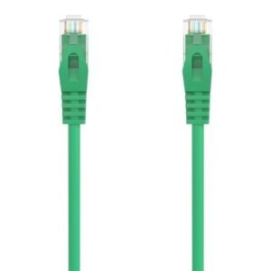 Cable de Red RJ45 AWG24 UTP Aisens A145-0581 Cat.6A/ LSZH/ 1.5m/ Verde - Imagen 1