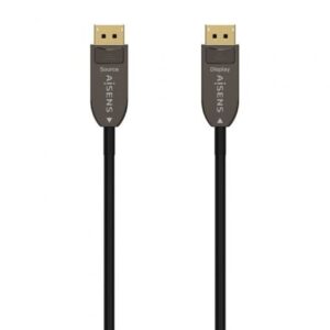Cable DisplayPort 1.4 AOC 8K Aisens A155-0606/ DisplayPort Macho - DisplayPort Macho/ 10m/ Negro - Imagen 1
