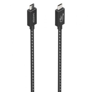 Cable USB 4.0 Tipo-C Aisens A156-0867/ USB Tipo-C Macho - USB Tipo-C Macho/ Hasta 240W/ 1m/ Gris - Imagen 1