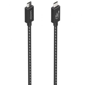 Cable USB 4.0 Tipo-C Aisens A156-0868/ USB Tipo-C Macho - USB Tipo-C Macho/ Hasta 240W/ 40Gbps/ 1.5m/ Gris - Imagen 1