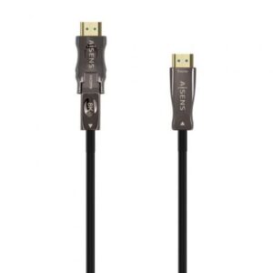Cable HDMI 2.1 AOC 8K Desmontable Aisens A153-0645/ HDMI Macho / D Macho - HDMI Macho/ 20m/ Negro - Imagen 1