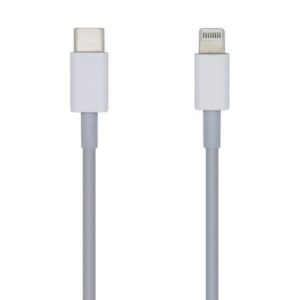 CableUSB Tipo-C 2.0 Lightning Aisens A102-0443/ Lightning Macho - USB Tipo-C Macho/ 2m/ Blanco