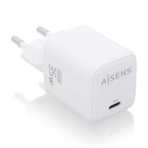 Cargador de Pared GaN Aisens ASCH-35W1P016-W/ 1xUSB Tipo-C/ 35W - Imagen 1