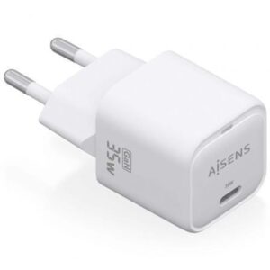 Cargador de Pared GaN Aisens ASCH-35W1P022-W/ 1xUSB Tipo-C/ 35W - Imagen 1