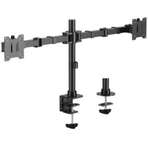 Soporte de Mesa para 2 Monitores Aisens DT35TSR-359/ Giratorio/ Inclinable/  hasta 20kg - Imagen 1