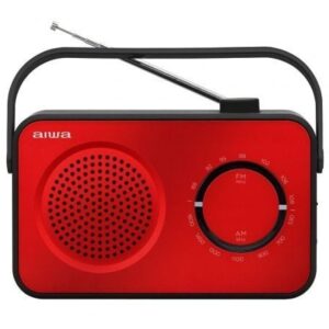 Radio Portátil Aiwa R-190RD/ 2W/ con Cable/ a Pilas/ Roja - Imagen 1