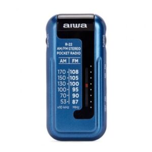 Radio Portátil Aiwa R-22BL/ con Batería/ a Pilas/ Azul - Imagen 1