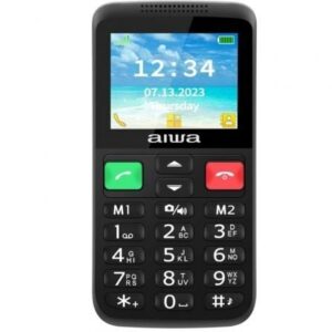 Teléfono Móvil Aiwa FPH-S200-4G para Personas Mayores/ Negro - Imagen 1