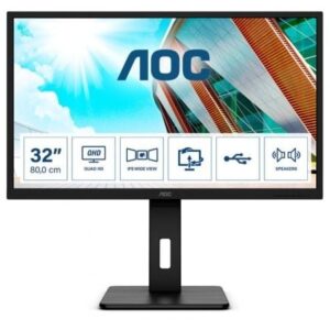 Monitor Profesional AOC Q32P2 31.5'/ QHD/ Multimedia/ Negro - Imagen 1