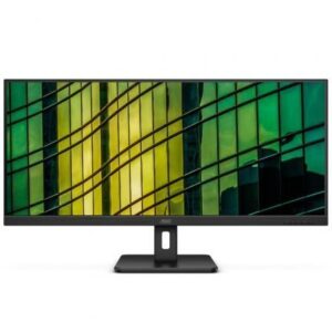 Monitor Profesional Ultrapanorámico AOC U34E2M 34'/ WQHD/ Negro - Imagen 1