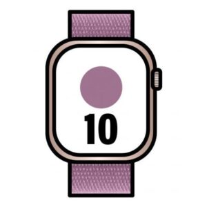 Apple Watch Series 10/ GPS/ 46mm/ Caja de Aluminio Oro Rosa / Correa Loop Deportiva Ciruela