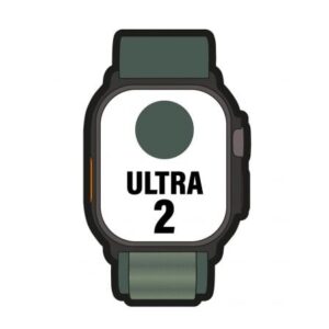 Apple Watch Ultra 2/ GPS/ Cellular/ 49mm/ Caja de Titanio Negro / Correa Loop Alpine Verde Oscuro Pequeña - Imagen 1