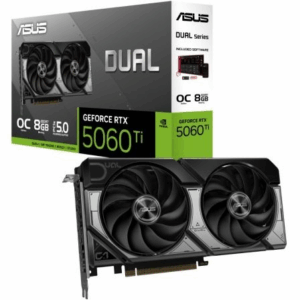 Tarjeta Gráfica Asus Dual GeForce RTX 5060 Ti OC/ 8GB GDDR7