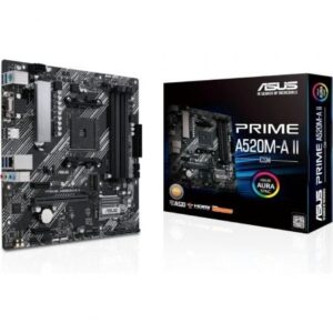 Placa Base Asus Prime A520M-A II/CSM Socket AM4/ Micro ATX - Imagen 1