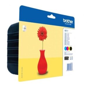 Cartucho de Tinta Original Brother LC-121VALBP Multipack/ Cian/ Magenta/ Amarillo/ Negro - Imagen 1