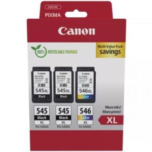 Cartucho de Tinta Original Canon PG-545XL + CL-546XL Multipack Alta Capacidad/ 2x Negro/ Tricolor - Imagen 1