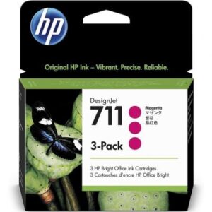 Cartucho de Tinta Original HP nº711 Multipack/ 3x Magenta - Imagen 1