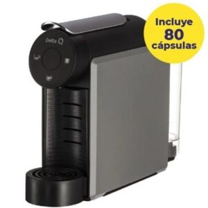 Cafetera de Cápsulas Delta Mini Qool/ Gris + 80 cápsulas QALIDUS - Imagen 1