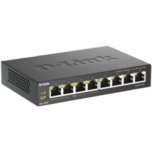Switch D-Link DGS-1008P 8 Puertos/ RJ-45 Gigabit 10/100/1000/ PoE - Imagen 1
