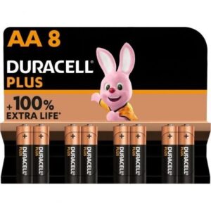 Pack de 8 Pilas AA Duracell Plus Extra Life LR6-MN1500AA8/ 1.5V/ Alcalinas - Imagen 1