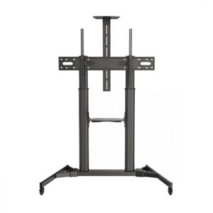 Soporte de Suelo Inclinable/ Orientable con Ruedas Fonestar STS-42106N para TV de 60-100'/ hasta 100kg - Imagen 1