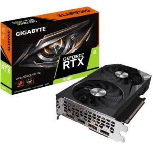 Tarjeta Gráfica Gigabyte GeForce RTX 3060 WindForce OC 12G Rev 2/ 12GB GDDR6/ LHR - Imagen 1