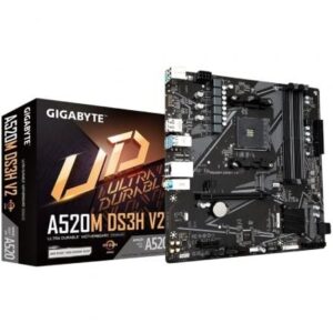 Placa Base Gigabyte A520M DS3H V2 Socket AM4/ Micro ATX - Imagen 1