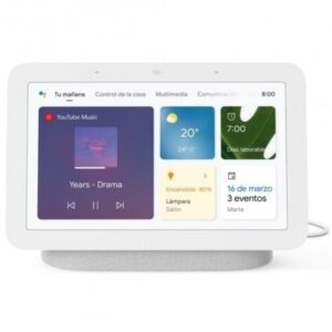 Altavoz Inteligente Google NEST HUB (2ª Generación) Tiza - Imagen 1