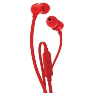 Auriculares Intrauditivos JBL T110/ con Micrófono/ Jack 3.5/ Rojos - Imagen 1