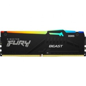 Memoria RAM Kingston FURY Beast RGB 32GB/ DDR5/ 6000MHz/ 1.4V/ CL30/ DIMM - Imagen 1