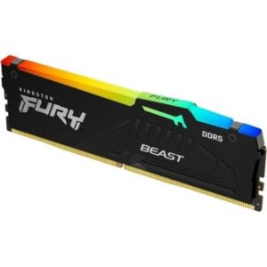 Memoria RAM Kingston FURY Beast RGB 16GB/ DDR5/ 6400MHz/ 1.4V/ CL32/ DIMM - Imagen 1