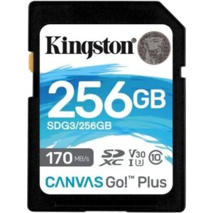 Tarjeta de Memoria Kingston CANVAS Canvas Go! Plus 256GB SD XC/ Clase 10/ 170MBs