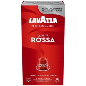 Cápsula Lavazza Qualitá Rossa para cafeteras Nespresso/ Caja de 10 - Imagen 1