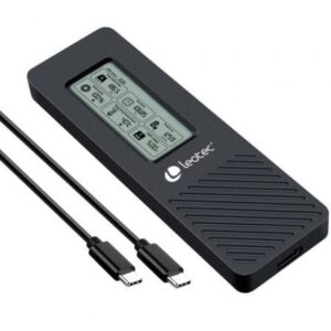 Caja Externa para Disco SSD M.2 NVMe Leotec LEM2EXT01/ USB 3.2/ con Pantalla LCD - Imagen 1