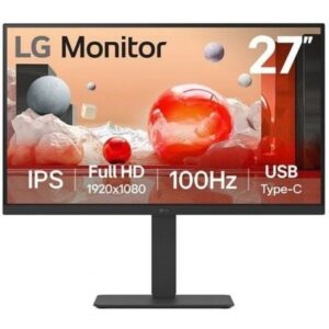 Monitor Profesional LG 27BA750-B 27'/ Full HD/ Multimedia/ Regulable en altura/ Negro - Imagen 1