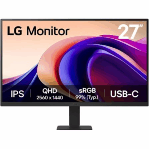 Monitor LG 27U631A-B 27'/ QHD/ Negro - Imagen 1
