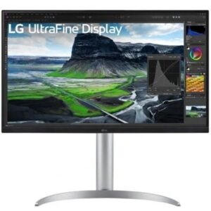 Monitor Profesional LG 27UQ850-W 27'/ 4K/ Multimedia/ Regulable en altura/ Plata - Imagen 1