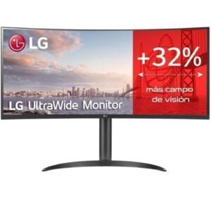 Monitor Profesional Ultrapanorámico Curvo LG 34WQ75C-B 34'/ WQHD/ Multimedia/ Regulable en altura/ Negro - Imagen 1