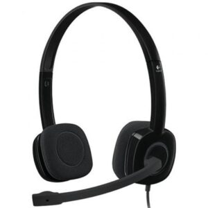 Auriculares Logitech H151/ con Micrófono/ Jack 3.5/ Negros - Imagen 1