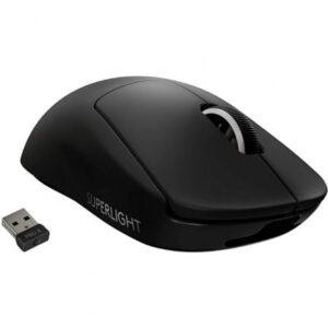 Ratón Gaming Inalámbrico Logitech PRO X Superlight/ Batería recargable/ Hasta 25600 DPI/ Negro - Imagen 1