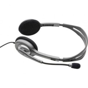 Auriculares Logitech H110/ con Micrófono/ Jack 3.5/ Plateados - Imagen 1